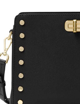 Michael Kors Sylvie Stud Medium Messenger Denim 